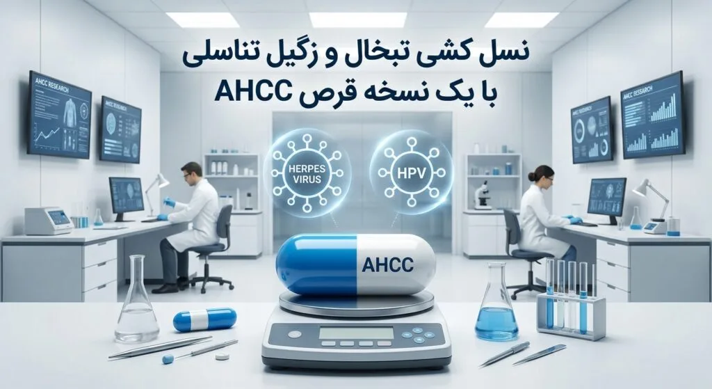 نسل کشی تبخال و زگیل تناسلی با یک نسخه قرص AHCC